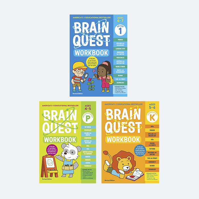 Brain Quest Workbook 3종 SET